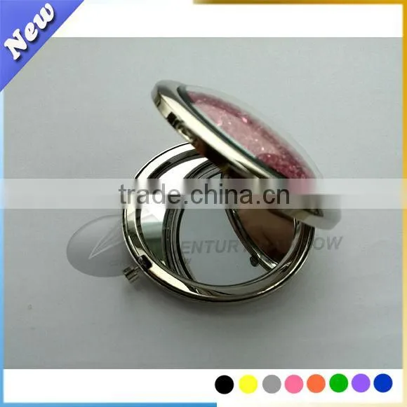 Custom Round Portable Cosmetic Mirror