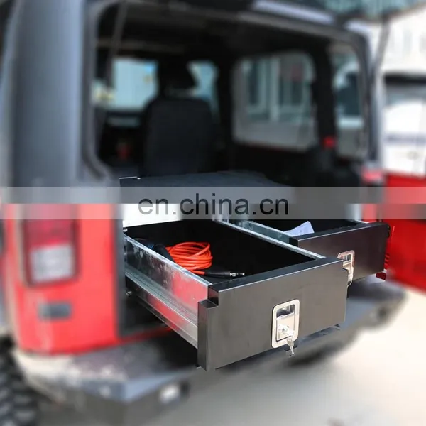HFTM Modify SUV Rear Drawers 4x4 System Car Trunk Drawer Storage for Jeep SUV Rear Box Kits Factory Supply photo-2
