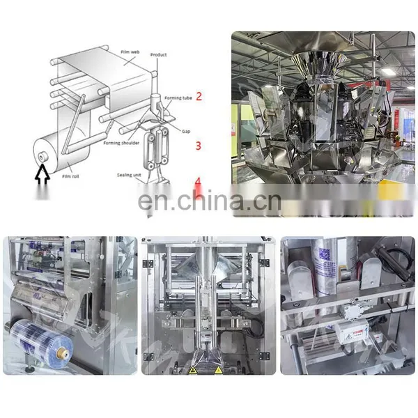 Multi-head Weigher Automatic Weighing Fried Food Packing Machine Fried Chicken French Fries Packing Machine photo-4