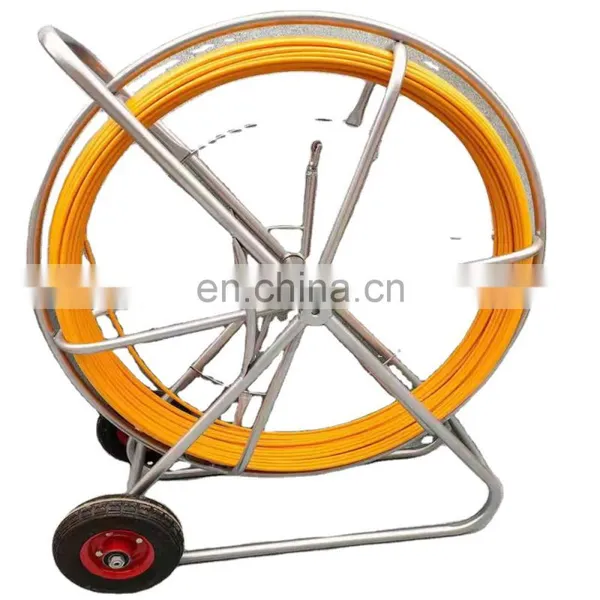 Tracable Fiberglass Rodding Cane 8mm*300m Conduit Snake Rod High Tensile Frp Duct Rodder photo-3