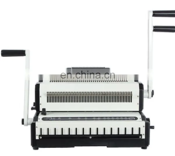 Heavy Duty Hard Book Multifunctional Punching Binding Machine With Wire and Comb WW2500A photo-3