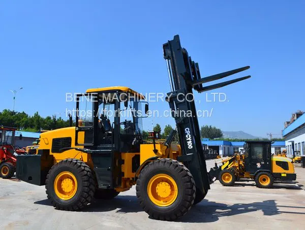 BENE 10ton/12ton All Terrain Forklift 10ton/12ton Rough Terrain Forklift Truck With Triplex Mast photo-2
