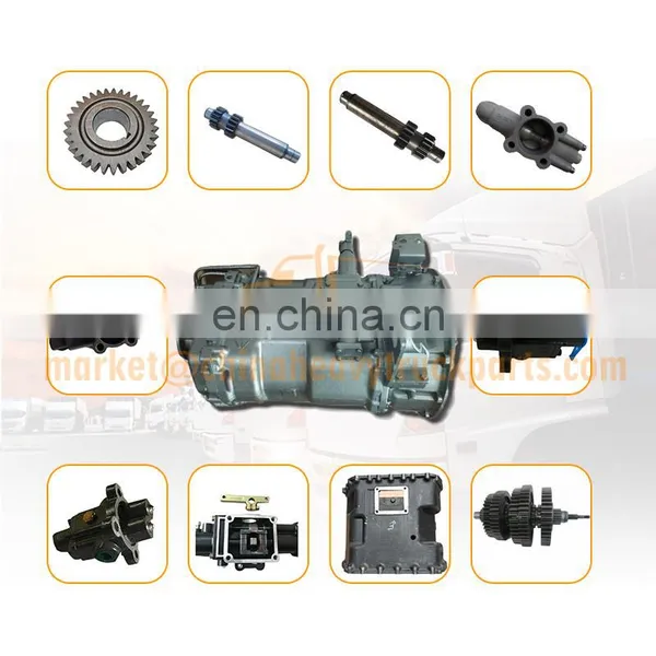 SINOTRUK HW19710T HW10 Series Transmission Parts Sub Gearbox WG2229210019 Spring photo-5