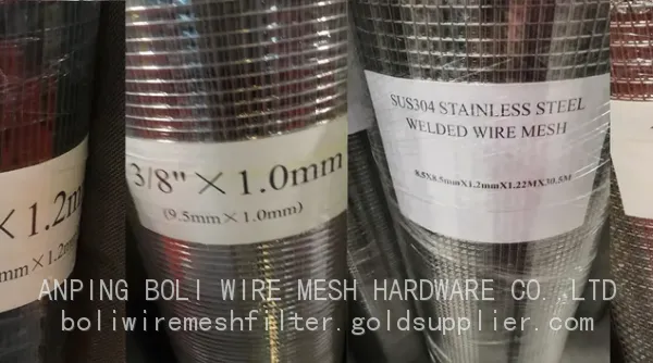 4mm 6mm Thickness Welded Wire Mesh Stainless Steel Welding Screen Netting Factory Hot Sale Customized photo-2