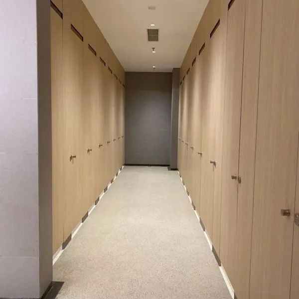 Toilet Partition Panel Preschool Door Public Hpl Compact Board Toilet Cubicle Partition Price photo-3
