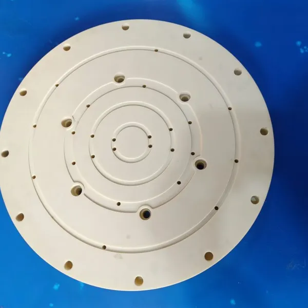 Micro Porous Ceramic Suction Cup, Semiconductor Vacuum Suction Cup, Silicon Carbide Alumina Dense Ceramic Turntable Suction Cup photo-2