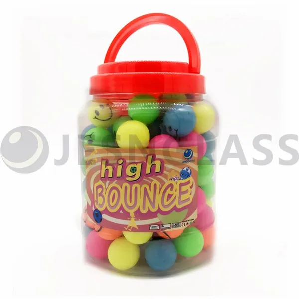 Hot Sale High Bouncy Ball Children's Toy Rubber Balls PET Bottle Package