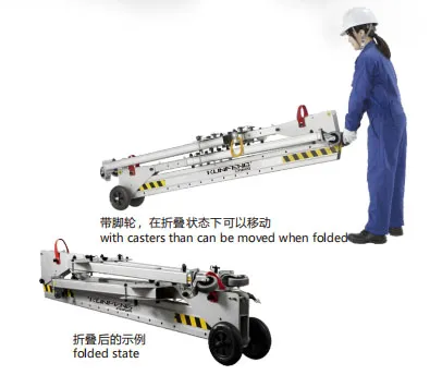 Light Aluminum Folding Gantry Crane for Cleanrooms photo-4