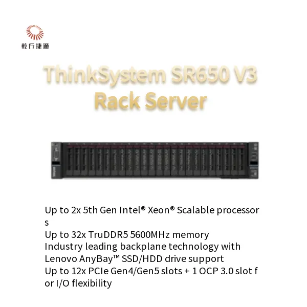 Lenovos ThinkSystem SR650 V3 2U Server | Supports Multiple Operating Systems photo-2