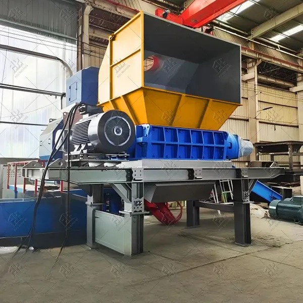 Máquina trituradora de chatarra metálica pesada para reciclaje de residuos metálicos
