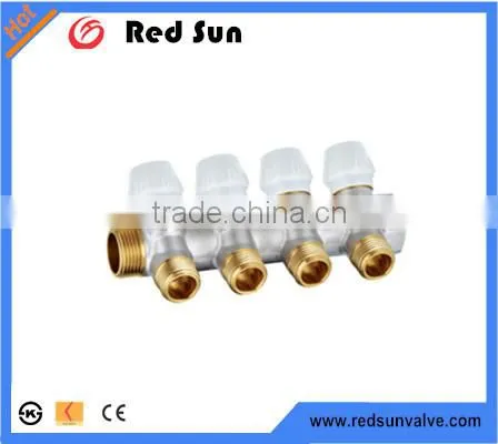 HR1070 Factory Manufacture Forged Brass Water Pex Pipe Manifold photo-2