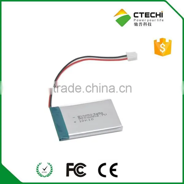 653040 Rechargeable 3.7v 780mah Pcb Protected Lipo Battery Pack for Digital Products photo-4