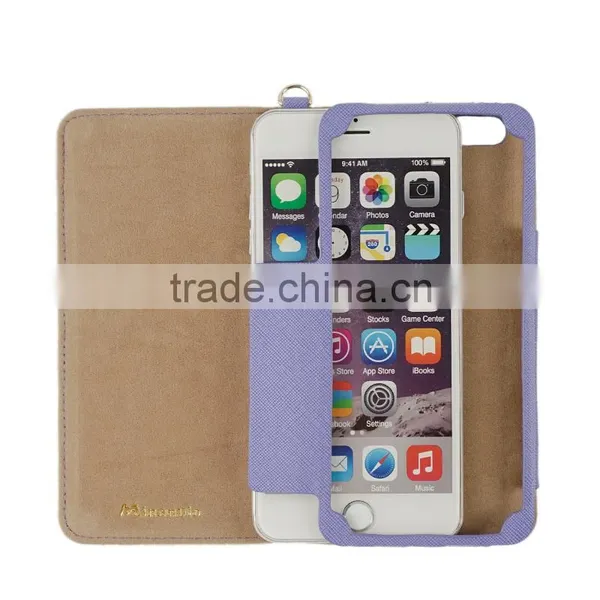 Two-Tone Color PU Leather Cell Phone/Mobile Phone Case/Booklet for IPhone 6/6plus for Lady/Female photo-5