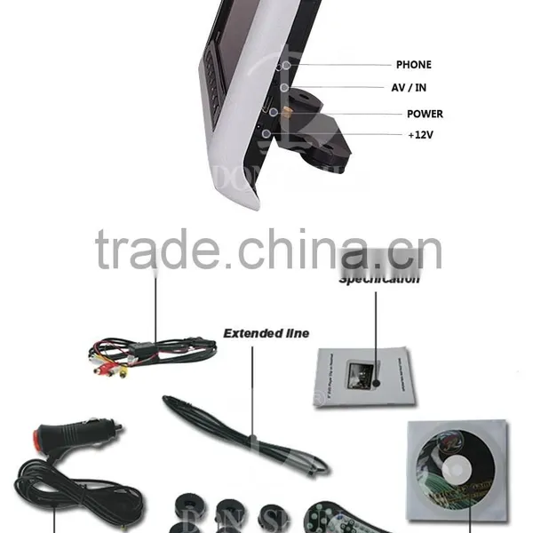 Hot Selling Car Monitor With 9 Inch Screen ,Car Headrest DVD Without Pillow photo-5