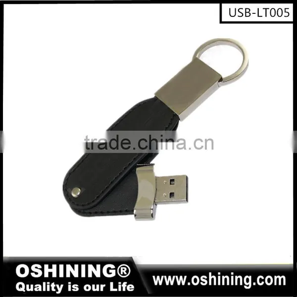 2016 Top Quality Leather USB Customized Logo photo-2