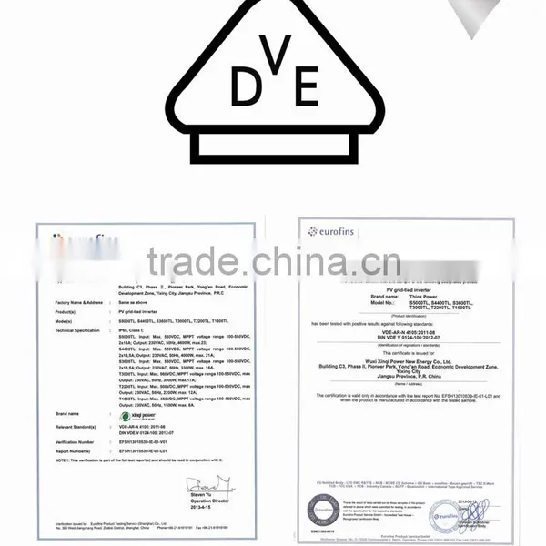 VDE4105/G83/G59/single Phase 220V,50Hz/60Hz Free WIFI Monitoring Dual MPPT 5000W Solar Grid Tied Inverter photo-2