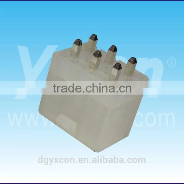 High Quality 4.20mm Pitch 6 Pin 180 Degree Dual Row Wafer Connector photo-4