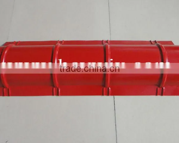 Automatic Colored Steel Ridge Cap Roll Forming Machine photo-3