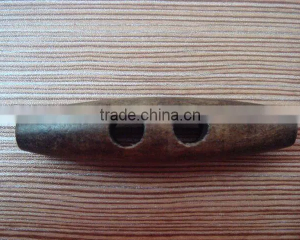 59.5mm 2 Holes Buffalo Horn Button