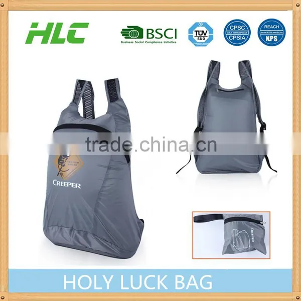 2016 New Products Light Weight Daily Folding Bag/School Backpack/Backpack Bag , Wholesale Backpack photo-2