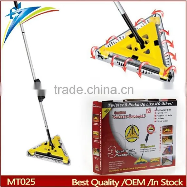 Electric Sweeper/Rechargeable Sweeper/Cordless Twister Sweeper