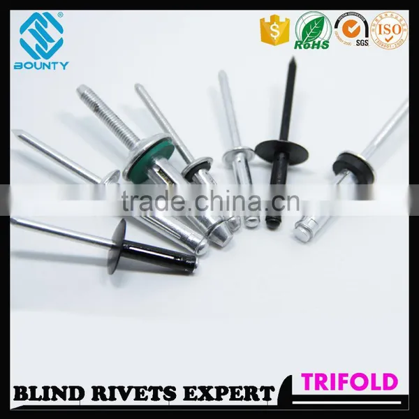 HIGH QUALITY FACTORY L/F HEAD TRI-GRIP BLIND RIVETS FOR GLASS CURTAIN WALL photo-3