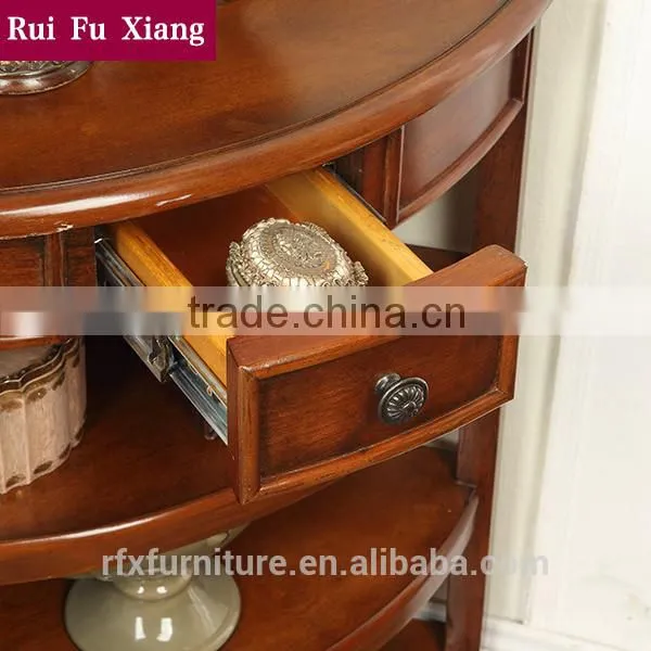 Wooden Flower Stand With Multi Layers for Storage and for Living Room Corner Furniture S-208 photo-2