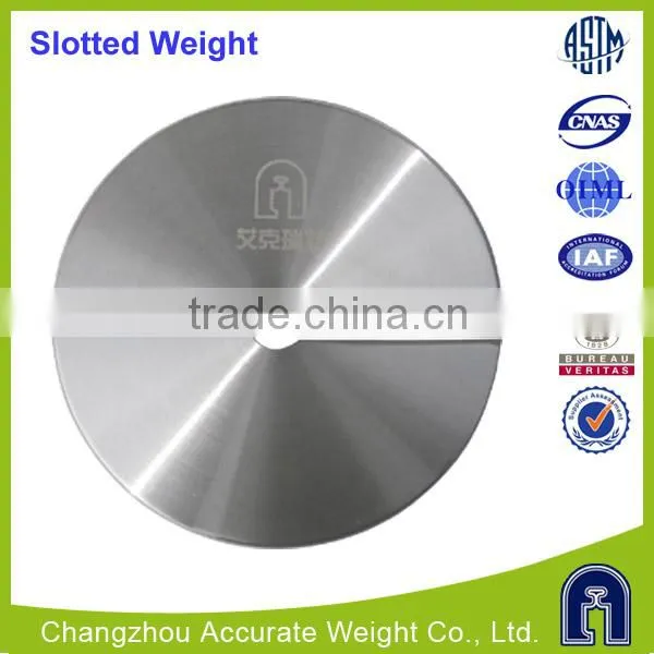 OIML Chrom Iron M1 Slotted Weight Steel Weight Stack