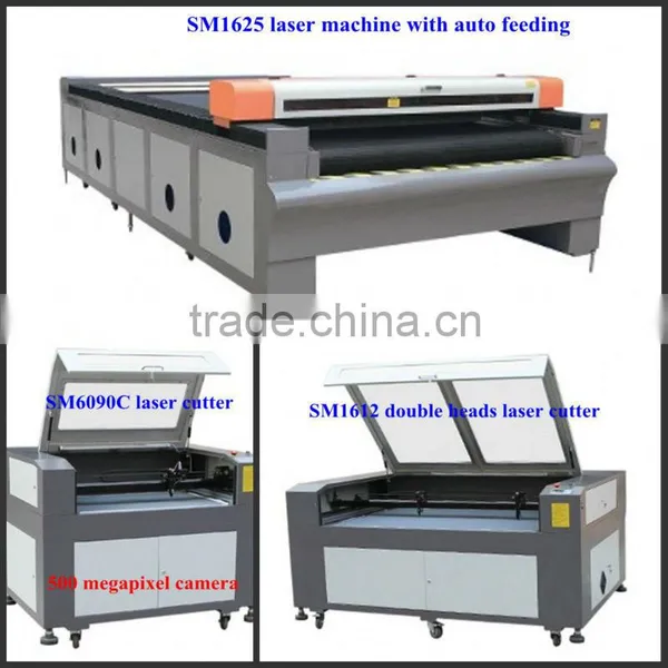 SM1625 With Vacuum Table Co2 Laser Tube 100w