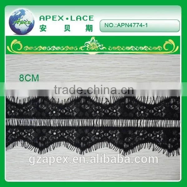 Hot Sales High Quanlity Fashion Nylon Eyelash Lace for Dress photo-2