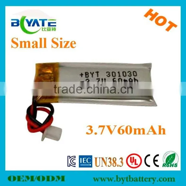 Best Sale Small 3.7V Rechargeable Li-ion Battery for Smart Watch photo-2
