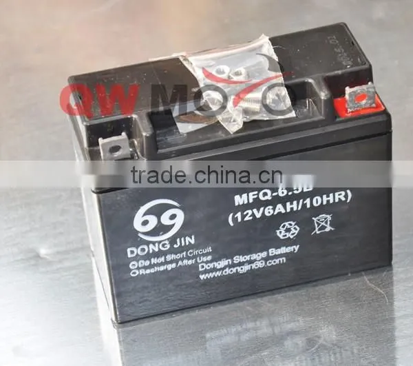 CE Cheap Quad Bike Battery 12V 6AH Battery ATV Parts photo-3