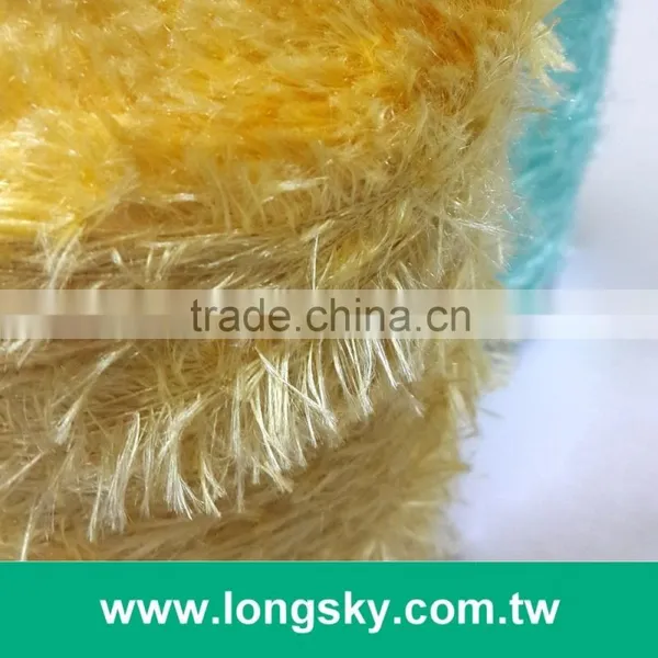 (X-125) Umber Color Long Soft Fluffy Yarn Feather Yarn for Knitting Blanket photo-3