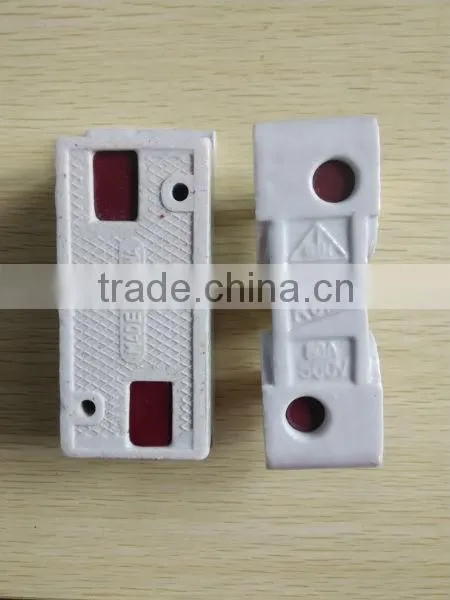 Porcelain/Ceramic Plug-in Blade Fuse Holder 60A 500V photo-4
