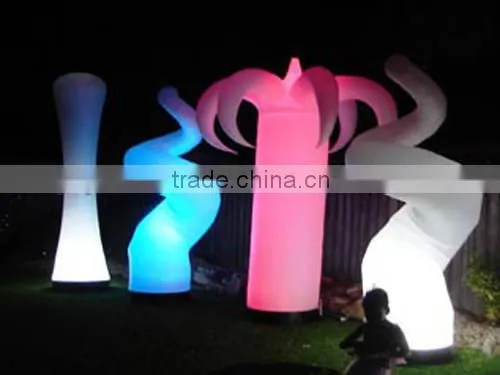 inflatable led cube,led inflatable pillar