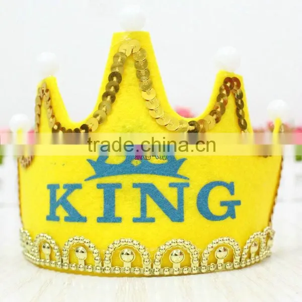 LED Light Party Birthday Glow Flash King Princess King Headband Hat photo-6
