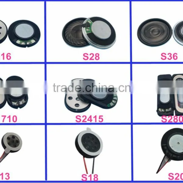 TAT-S1810 High Quality 18mm Mylar Speaker 0.25w photo-6