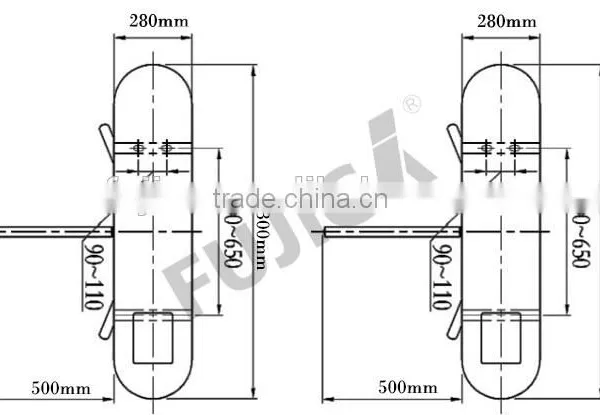 ce Approved Security Gate for Office Building ,Bus Station, Parks With LED Display photo-4
