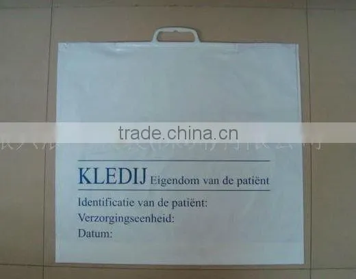 Plastic Clip Close Handle Shopping Bag