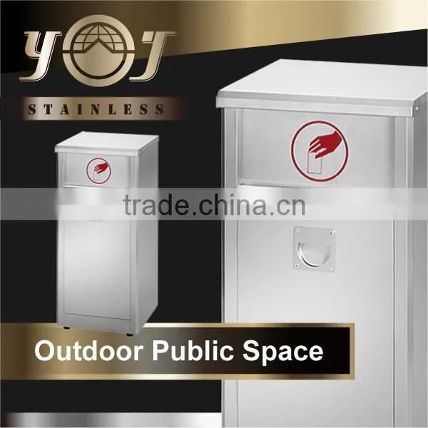 Professional Stainless Steel Product Large Garbage Bin photo-4