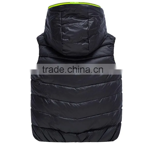 Custom Boys Hoody Sleeveless Padded Vest photo-2