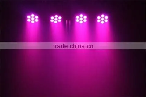 T-bar/Stand/Carrying Bag/Footswitch 4 Par System RGB 28x3W LED Stage Light photo-6
