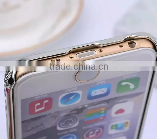Fashion Silver Glit Case for Iphone 6 Metal Case for Iphone 6s Frosted Cover Mobile Phone Shell photo-5