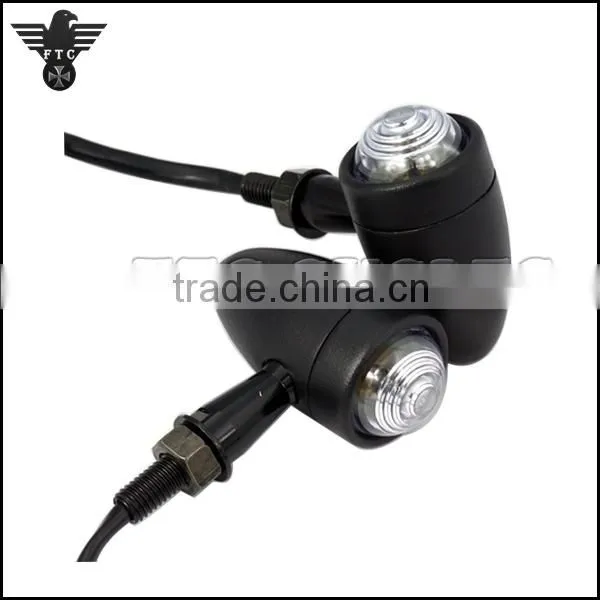 Clear Lens Indicator Light Vintage Motorcycle for Honda Custom photo-2