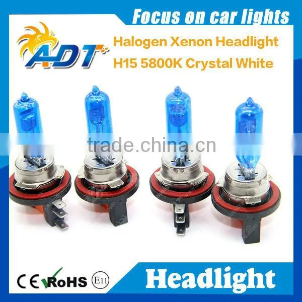 H15 Xenon White Halogen Bulbs 12V 55w 7500k Plasma Lights for VW GOLF MK7
