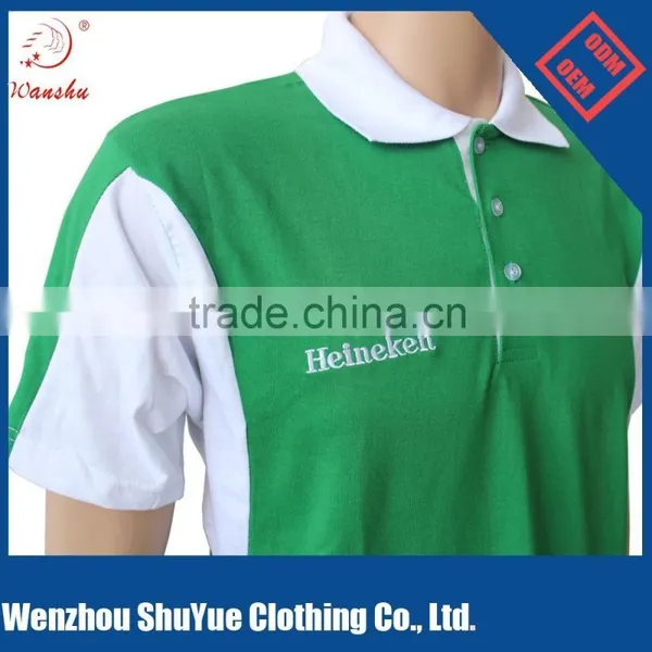 High Quality Advertisement Double Color Polo t Shirt Embroidery,men Polo Shirts photo-2