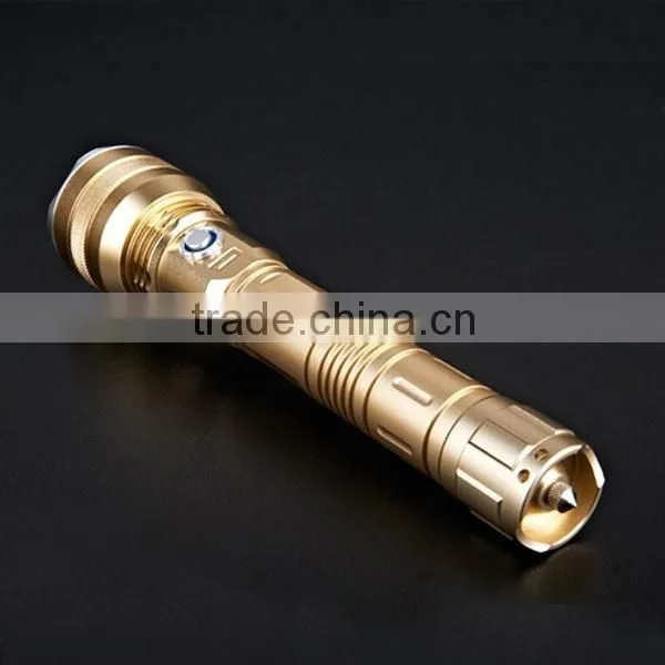 Aluminium Police Led Flashlight With USB Charger photo-3