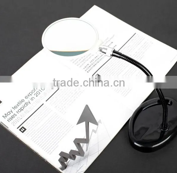 Spring Pipe Magnifier Table Reading Magnifiers for Elderly photo-4