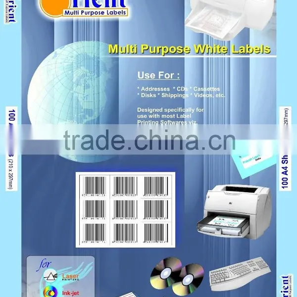 A4 SHEETS LABELS