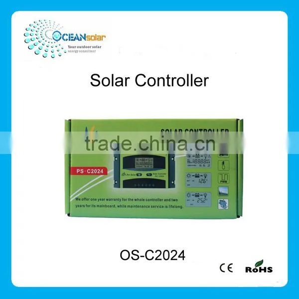 20A Auto 12V24V Solar Controller Manual PWM Solar Charge Controller photo-3